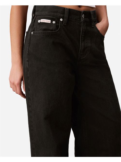 the wide leg worn CALVIN KLEIN JEANS | LV047H706G45T
